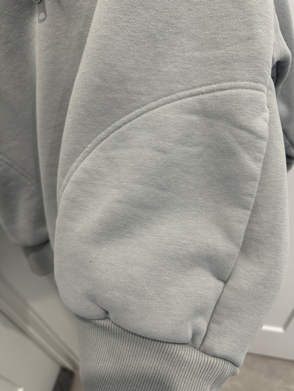 Vuori Light Gray Half-Zip Utility Jacket - Picture 4 of 4